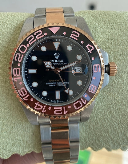 43 mm رولكس رووت بيير ماستر كلين- Rolex Root Beer