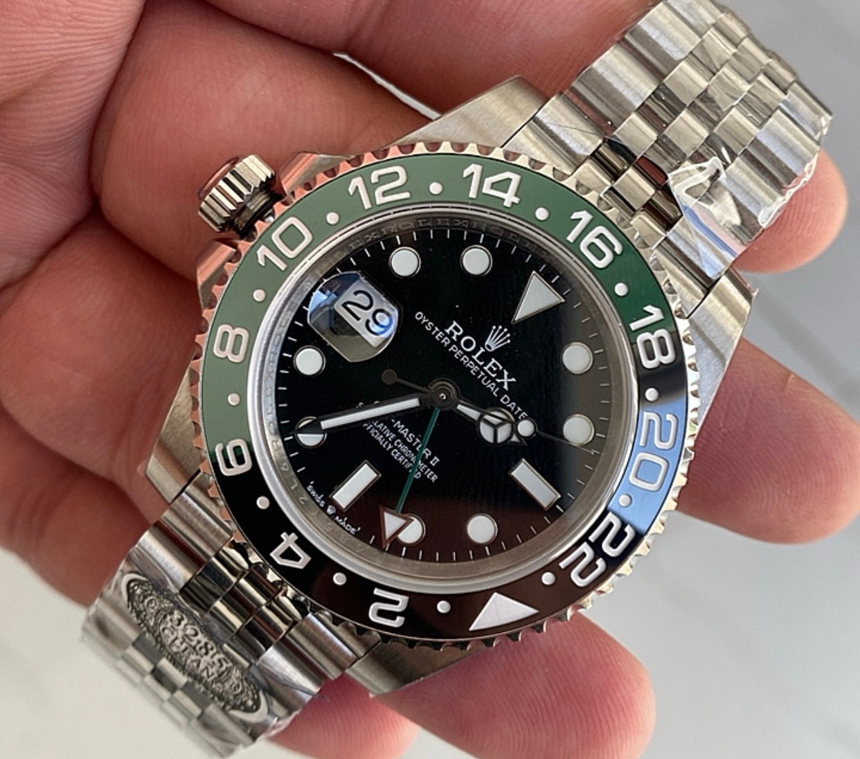 رولكس سيرايت كلين طبق الأصل / اصدار خاص الكراون يجي عاليمين