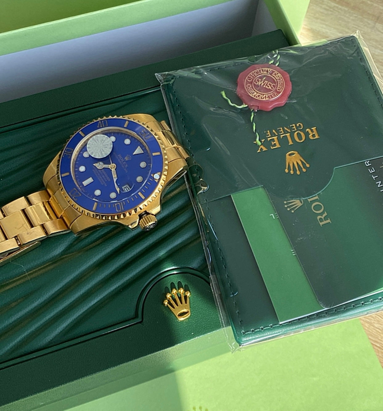 41 mm رولكس سابمارينر سميرف ذهبي - كلين تايتل