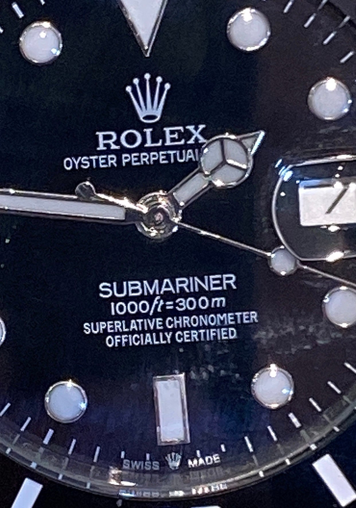 41 mm رولكس سابمارينر اسود اصدار ٢٠٢٤ كلين تايتل + الكارد الذكي الجديد