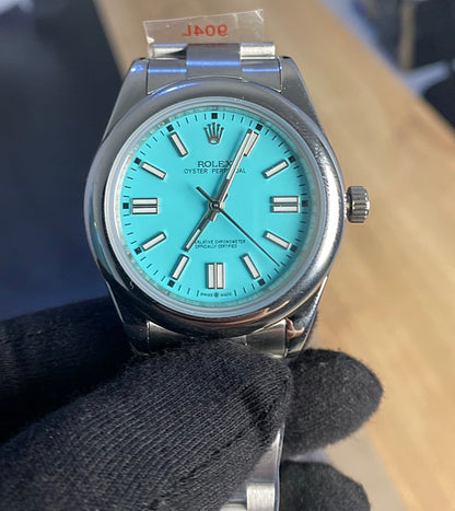 Rolex oyster perpetual Tiffany - متوفر قطعتين جراند ماستر