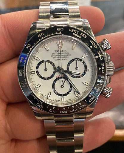 رولكس دايتونا باندا - كلين طبق الأصل و ماكينة سويسري نفس التعقيدات طبق الأصل كوزموجراف