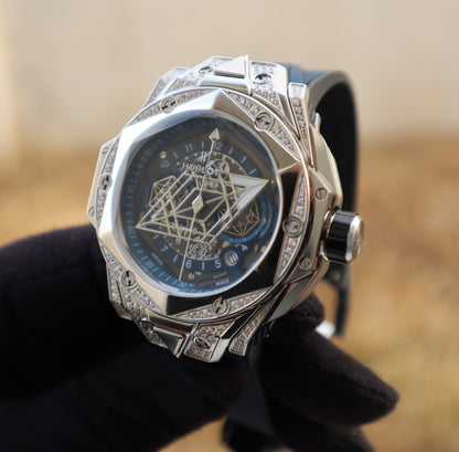 Hublot Big Bang Sang Bleu - قطعة واحدة كلين طبق الاصل