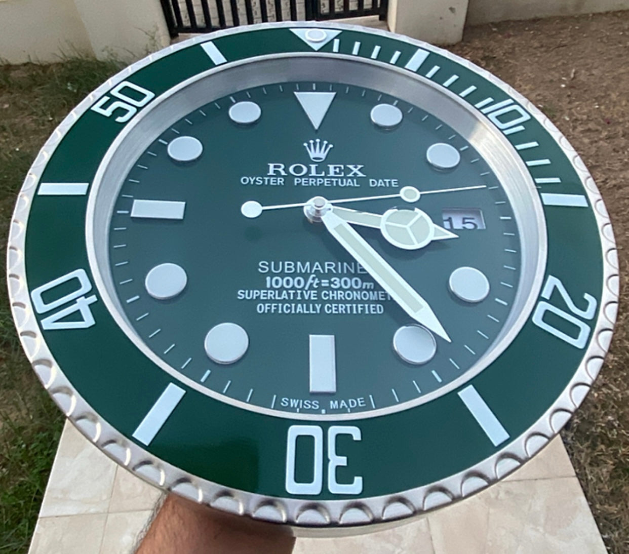 ساعة رولكس سابمارين هالك للحائط- ايكونيك لرجال الاعمال و محبين الساعات