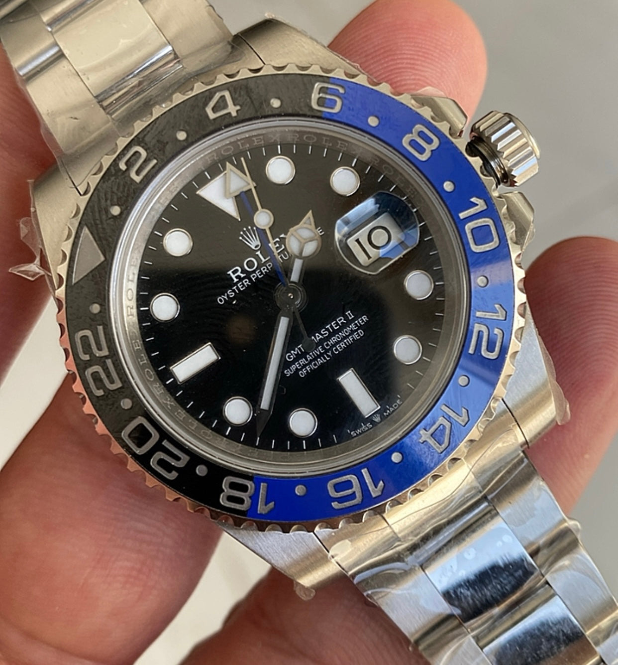 حبة واحدة فقط - رولكس جي ام تي باتمان كلين طبق الاصل