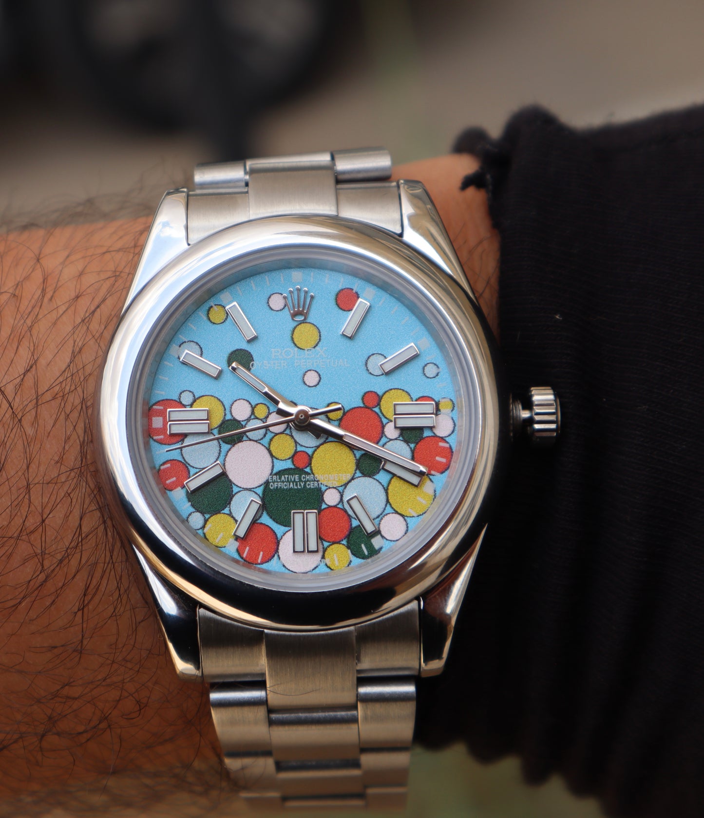 Rolex oyster perpetual celebration - متوفر قطعتين جراند ماستر (السعر بالاردني 300)