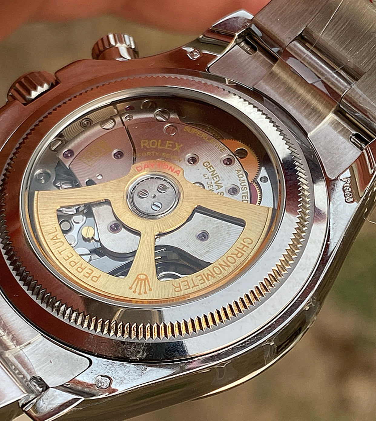 رولكس دايتونا ٢٠٢٥ كوزموجراف ايس بلو - كلين طبق الاصل ماكينة سويسري