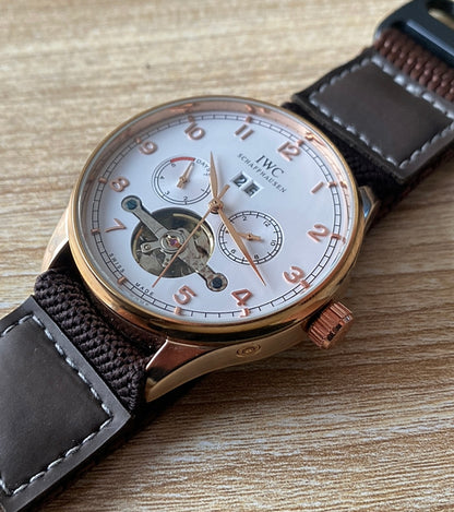 IWC AFTER MARKET EDIT 952 - الساعة كاين طبق الأصلية تم التعديل عليها - الساعة فينتج دون اوراق