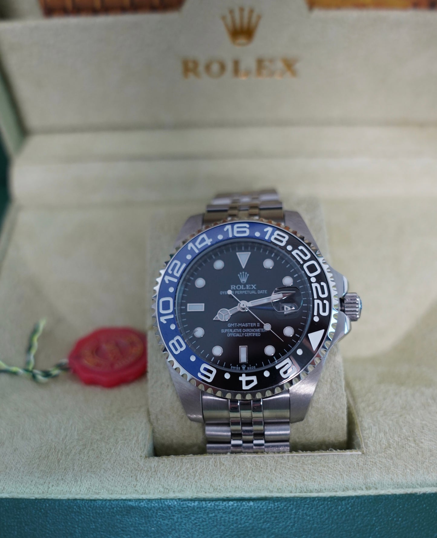 43 mm رولكس جي ام تي باتمان سوبر كواليتي