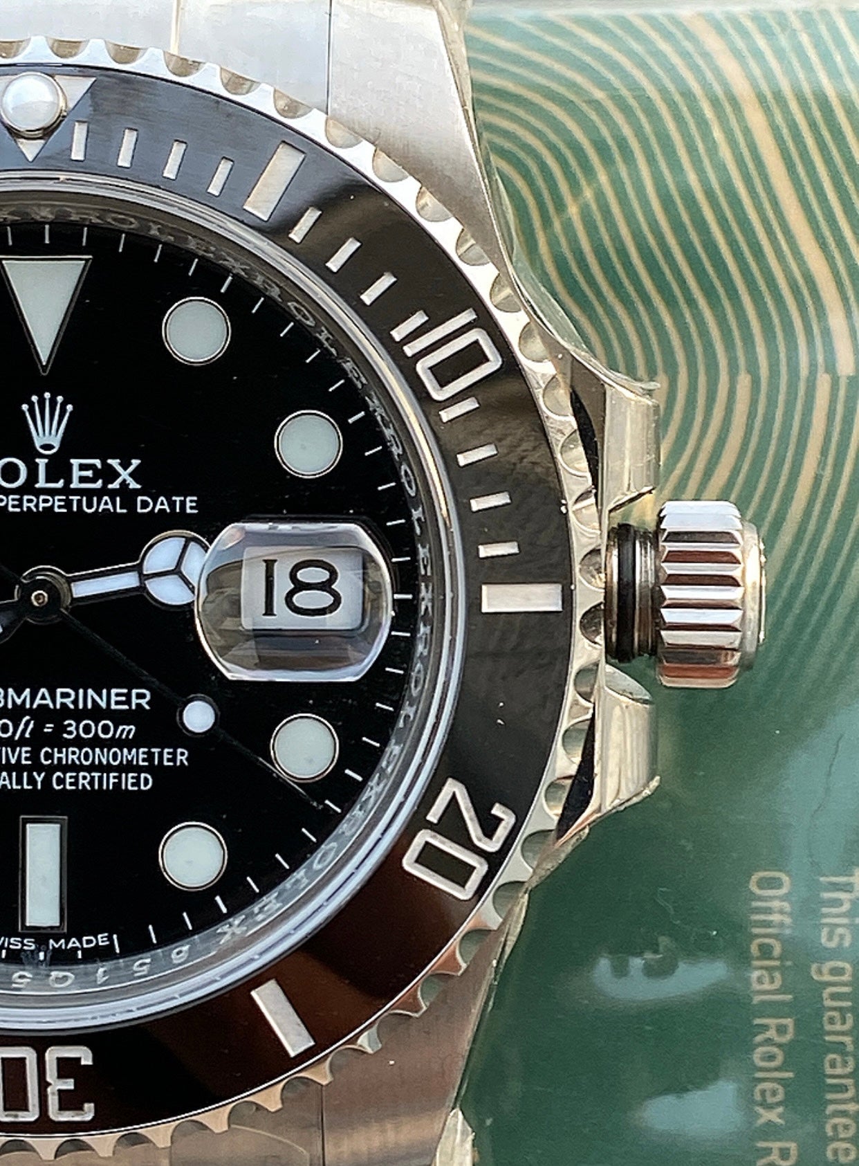 41 mm رولكس سبمارينر ديت ستانلس ستيل أسود