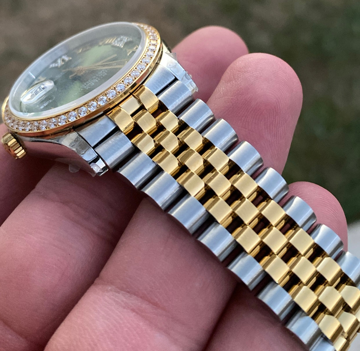 Rolex Datejust - حبة واحدة اوتوماتيك طبق الأصل لا يمكن تميزها و جميع الصور تصوير حقيقي للساعة مو من النت