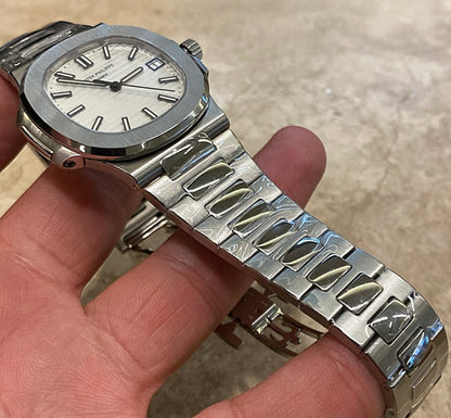 باتيك فيليب مينا ابيض - كلين طبق الأصل لا تميز عن الأصلية