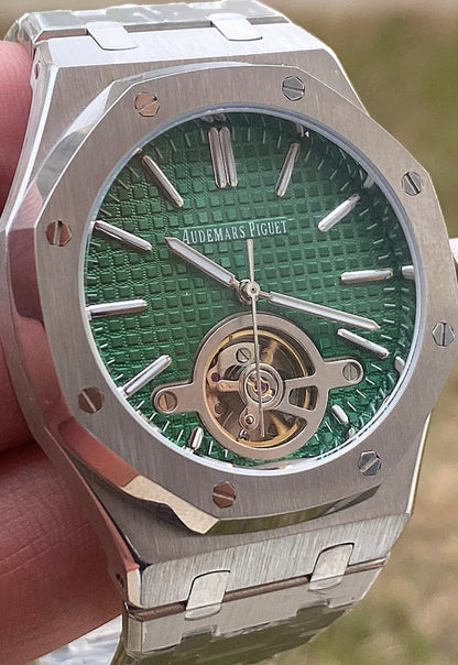 Audemars Piguet Royal Oak Tourbillon Extra-thin Clean 41 mm - رويال اوك توربيلون مينا نيلي
