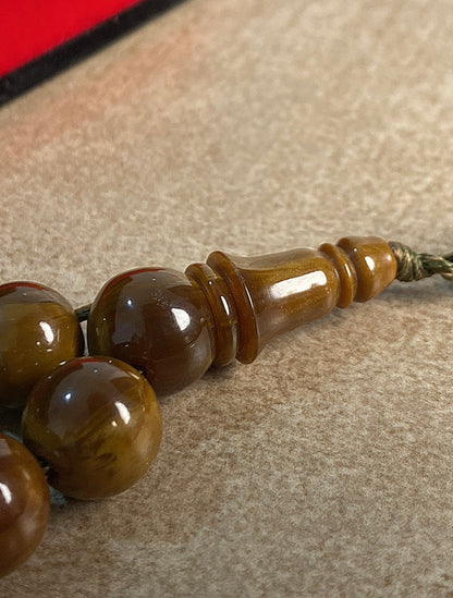 سبحة حجر سندلوس نقي ١٠٠٪؜  S23- متوفر قطعة واحدة من هذا التصميم