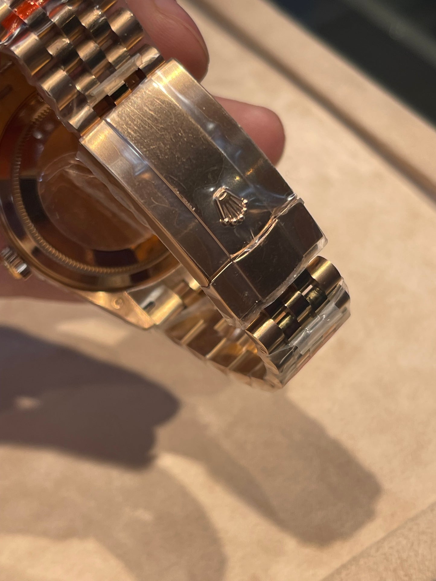 رولكس سكاي دويلر جوبلي روز جولد - كلين اعلى كوالتي