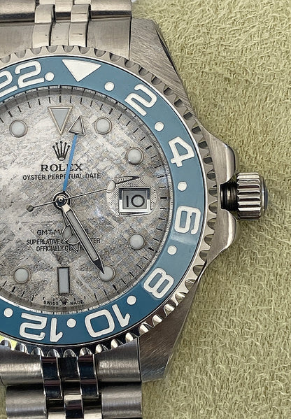 Blue Rolex GMT Master II Meteorite 43 mm - Clone 100%