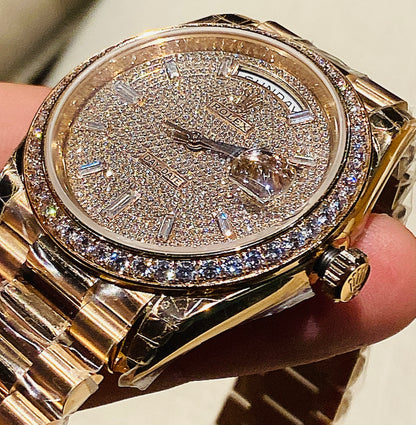 روليكس داي ديت مينا باڤيد - ساعة نادرة جدا - الساعة كليون طبق الاصل ماكينة سويسري (ووزجولد)