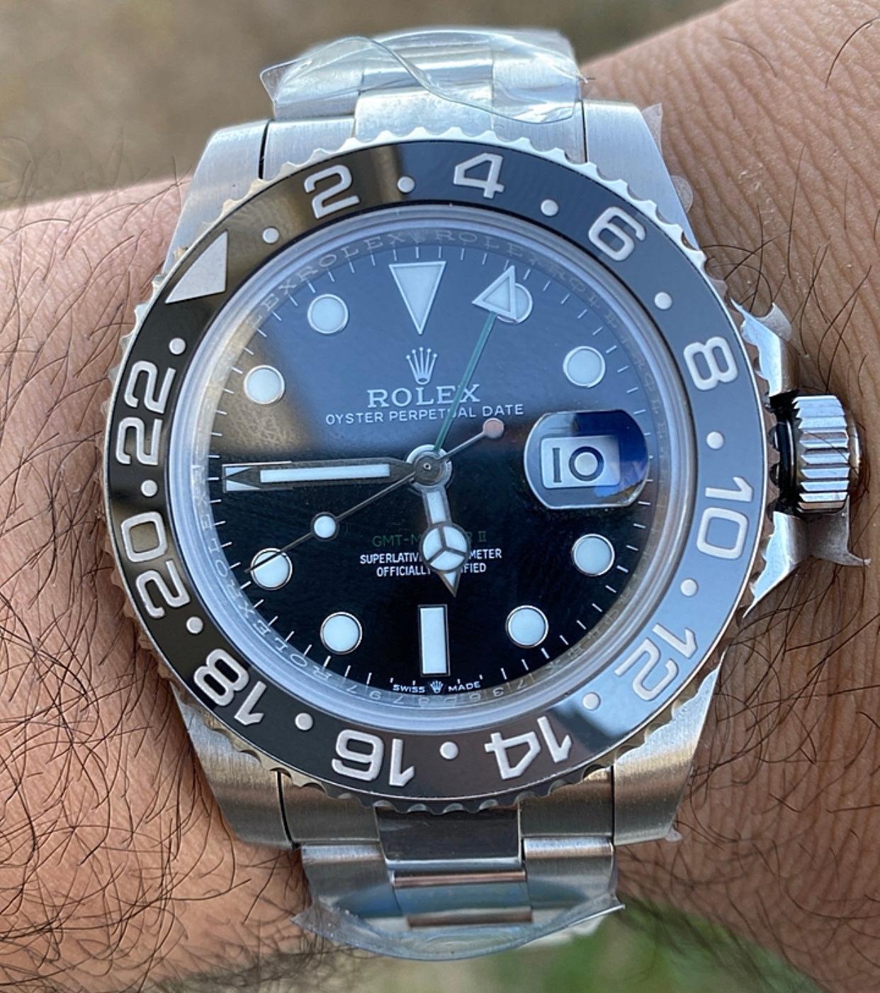 رولكس جي ام تي بروس وين ٢٠٢٤ كلين طبق الأصل