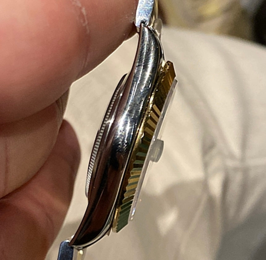 روليكس ديت جست تو تون اويستر - مينا صدق طبق الأصل ماكينة سويسري كلين