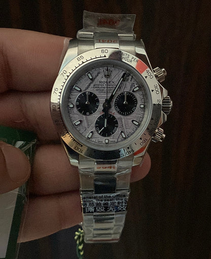 40 mm رولكس دايتونا كلين مينا ماربل - كلين طبق الأصل ماكينة سويسري  قطعة واحدة فقط