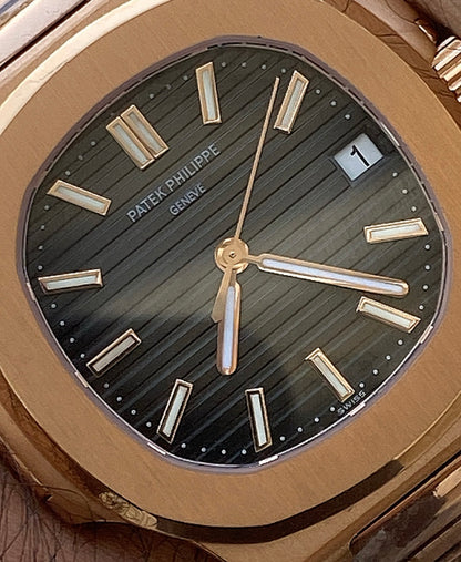 حبة واحدة كلين - باتيك فيليب نوتلس ٥٧١١ كلين طبق الأصل روززجولد