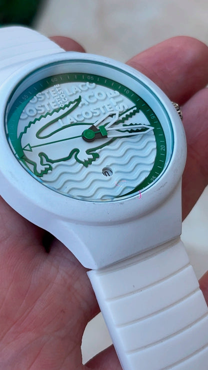 لاكوست وايت ربر