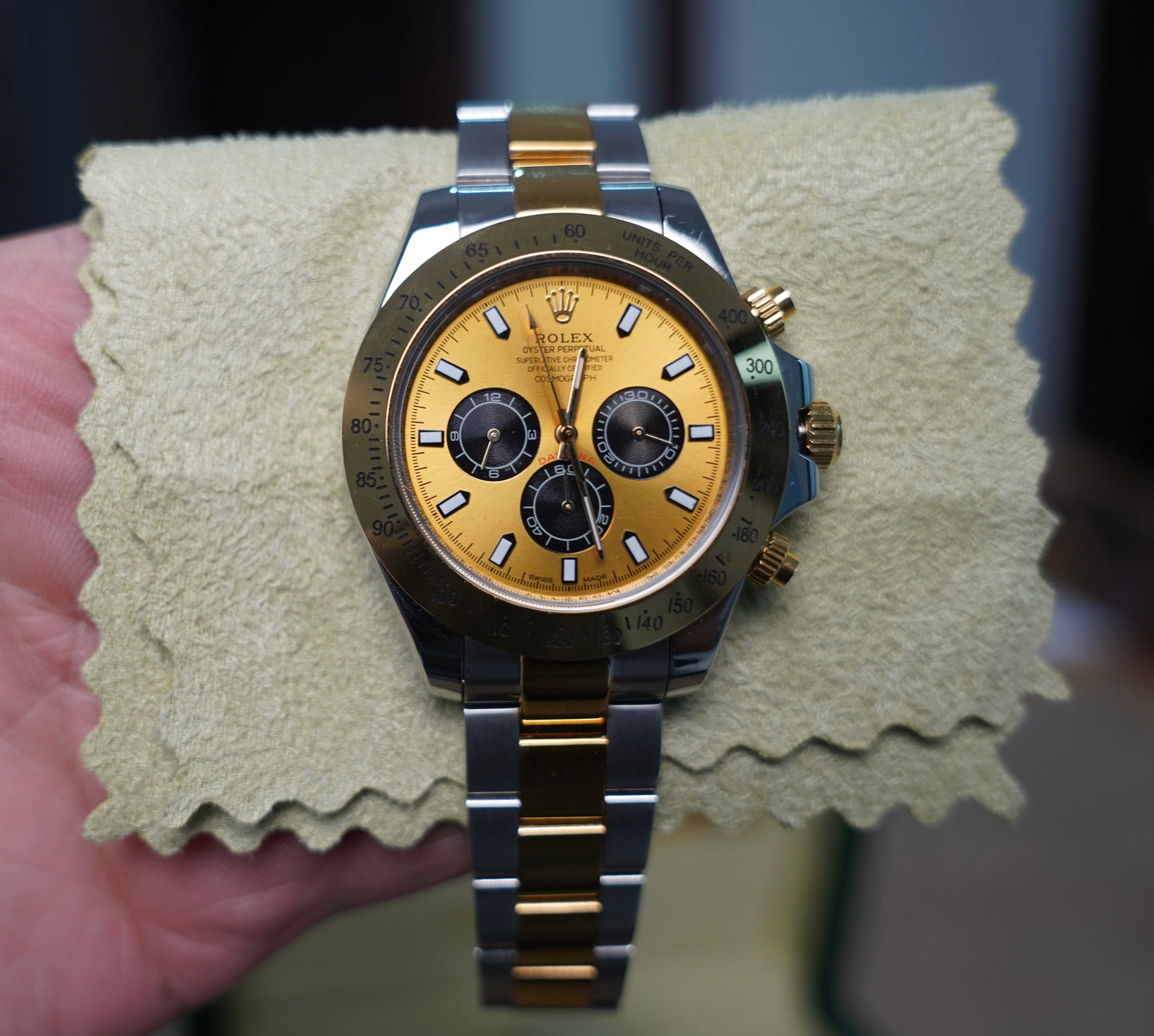 40 mm رولكس دايتونا كوزمو جراف ذهبي سوبر كواليتي