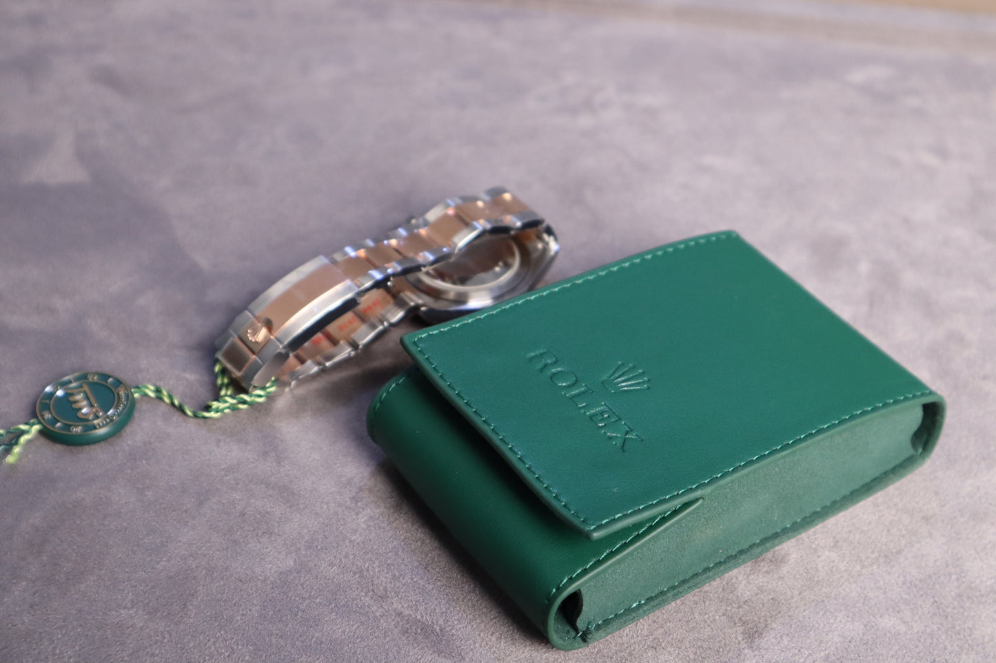 رولكس ياخت ماستر كلين طبق الأصل تو تون برونز ماكينة سويسري