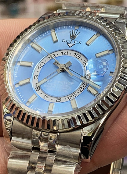 42 mm رولكس سكاي دولر سكاي بلو كلين تايتل - قطعة واحدة