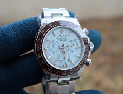 Rolex Daytona Cosmograph - رولكس دايتونا كوزموجراف كلين طبق الأصل بيزل سيراميك  ماكينة سويسري