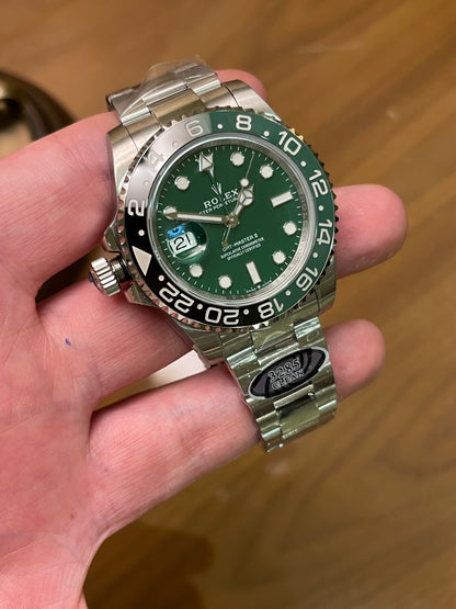 رولكس سبرايت ٢٠٢٥ مينا اخضر كلين طبق الأصل