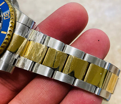 رولكس سابمارينر تو تون دايل و بيزيل ازرق - كلين طبق الاصل ماكينة سويسري