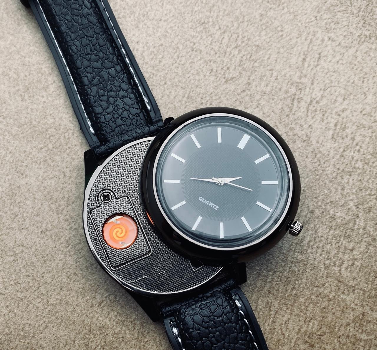 ساعه مايكل انرجايزر لايت ساعة مزودة بولاعة