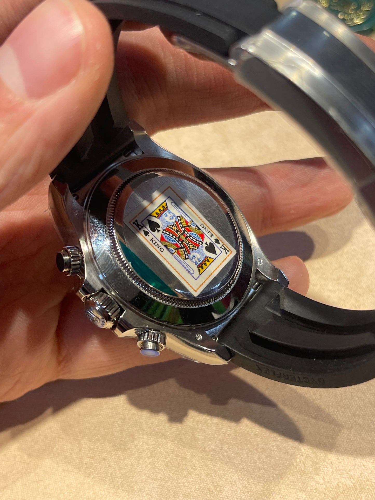 رولكس دايتونا كوزموغراف كلين طبق الأصل ربر