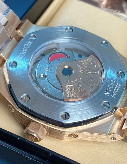 Audemars Pigue Calendar Rosegold  41 mm (كلين تايتل)