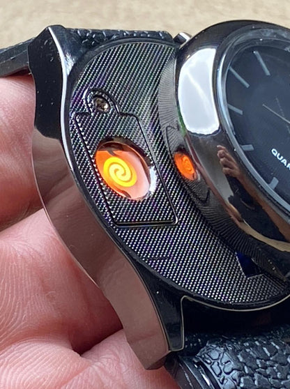 ساعه مايكل انرجايزر لايت ساعة مزودة بولاعة