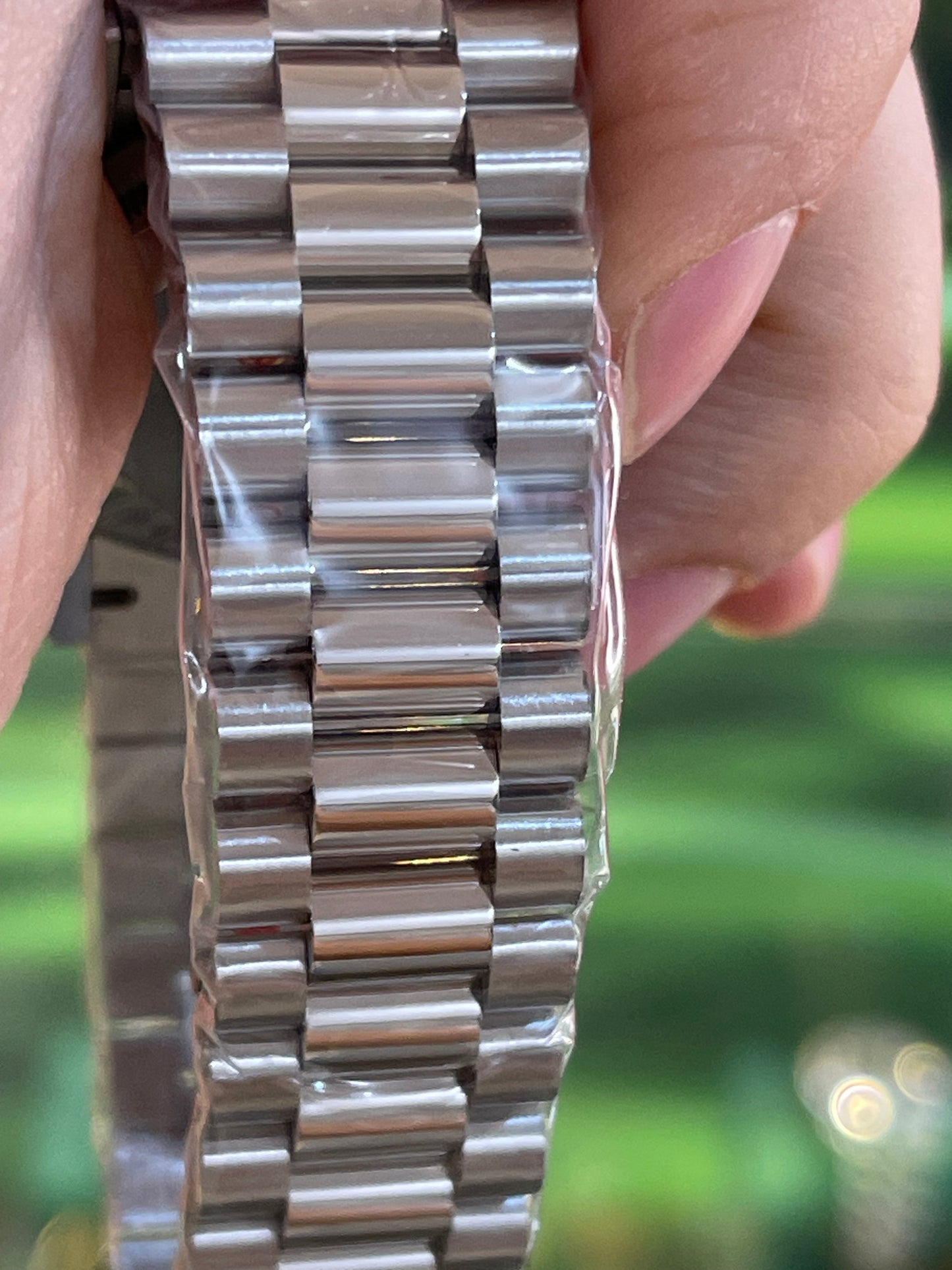 رولكس نسائي كلين طبق الأصل ارقام روماني مينا اخضر داي ديت سير بريزيدنشل