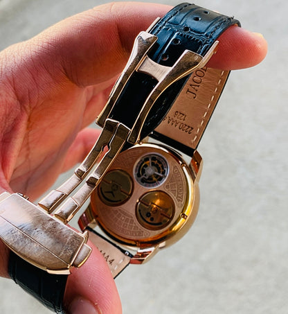 جاكوب آند كو كازينو دايموند - الساعة اعلى جودة مطابقة للاصل - اصدار محدود ماكينة سويسري و زفاير - توربيون داخلي