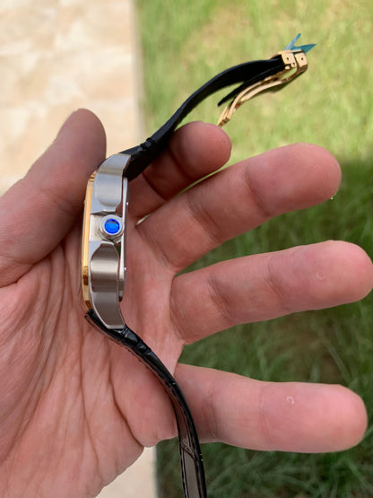 السعر بالدينار الاردني 200 دينار - ساعة كارتير كلاسيكيه سويس ميد ارقام لاتينية