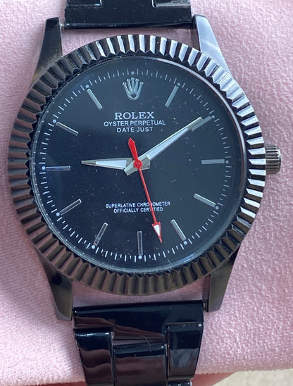 عرض ساعتين - رولكس فل بلاك + رولكس جولد اند بلو