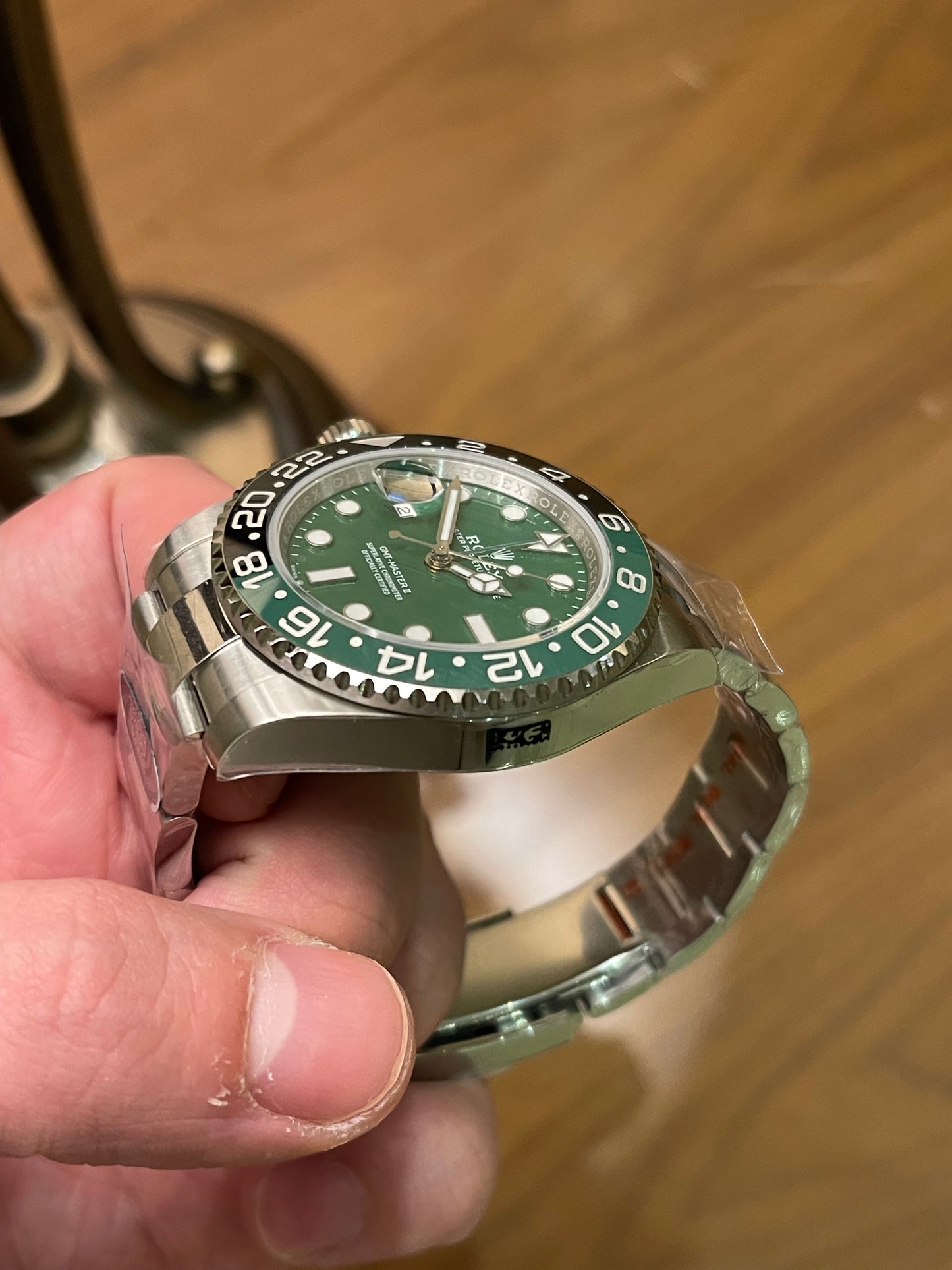 رولكس سبرايت ٢٠٢٥ مينا اخضر كلين طبق الأصل