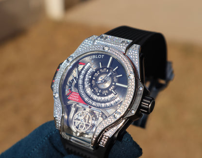 Hublot BigBang MP 2024 - هابلوت بيجبانج كلين سلڤر مع دايموند