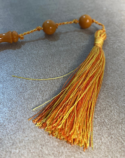 سبحة حجر سندلوس نقي ١٠٠٪؜  S22- متوفر قطعة واحدة من هذا التصميم