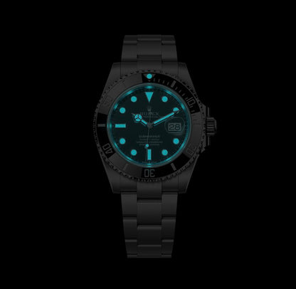 41 mm رولكس سبمارينر ديت ستانلس ستيل أسود