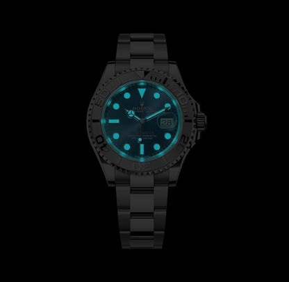 40 mm رولكس يخت ماستر ستانلس ستيل وبلاتينيوم