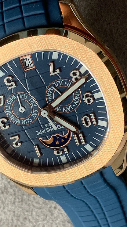 PATEK Philippe aquanaut- باتيك فيليب اكوا نوت كاليندر كلين طبق الأصل