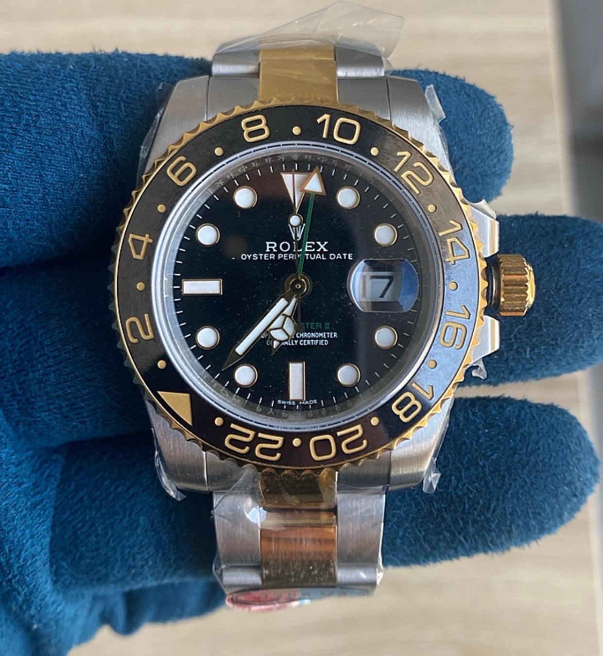 رولكس جي ام تي ماستر - اويستر تو تون ذهبي