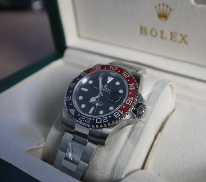 رولكس ببسي كلين - أويستر طبق الأصل سيراميك و ستانلس ٩٠٤ وماكينة سويسري