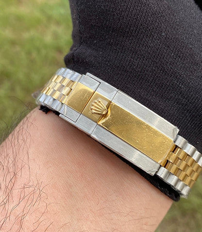 40 mm رولكس جي إم تي ماستر 2 ستانلس ستيل مع ذهب أصفر