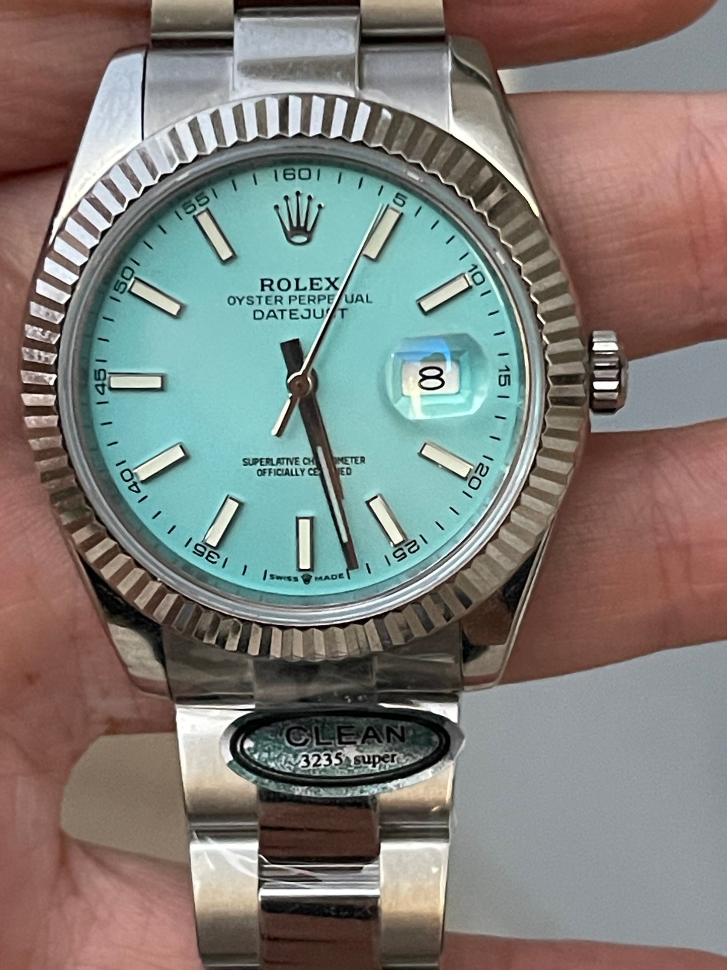 رولكس دايت جست تيفاني كلين طبق الأصل